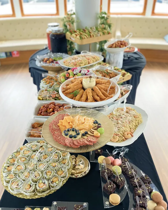 Foto pengaturan katering pribadi